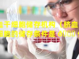 脐血干细胞储存机构（脐血造血干细胞的储存条件是 🐋 什么）